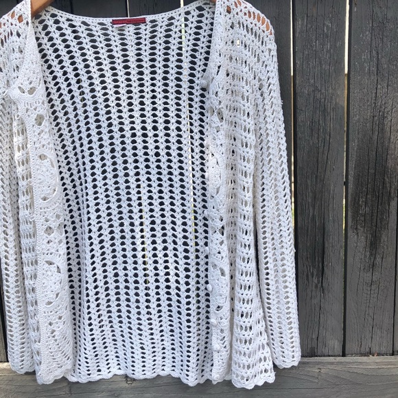 Tapemeasure Knitted Cardigan Buttons XL - Picture 4 of 4